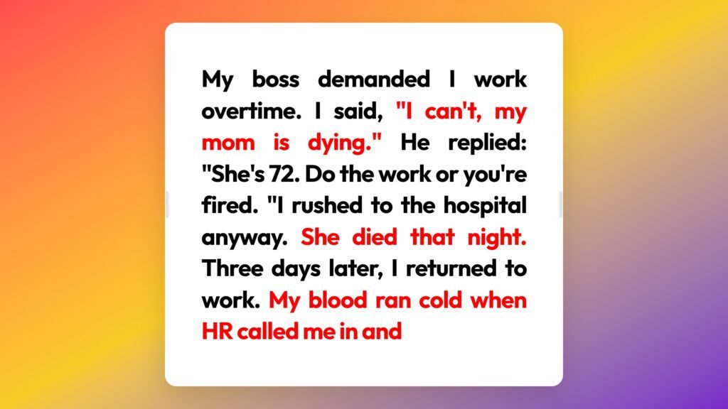 My Mom First Instead