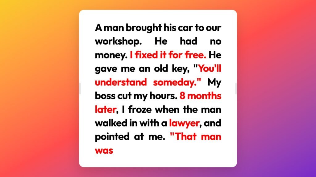 Unexpected Acts of Kindness